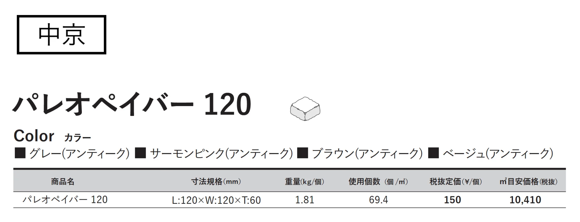パレオペイバー120【2025年版】_価格_3