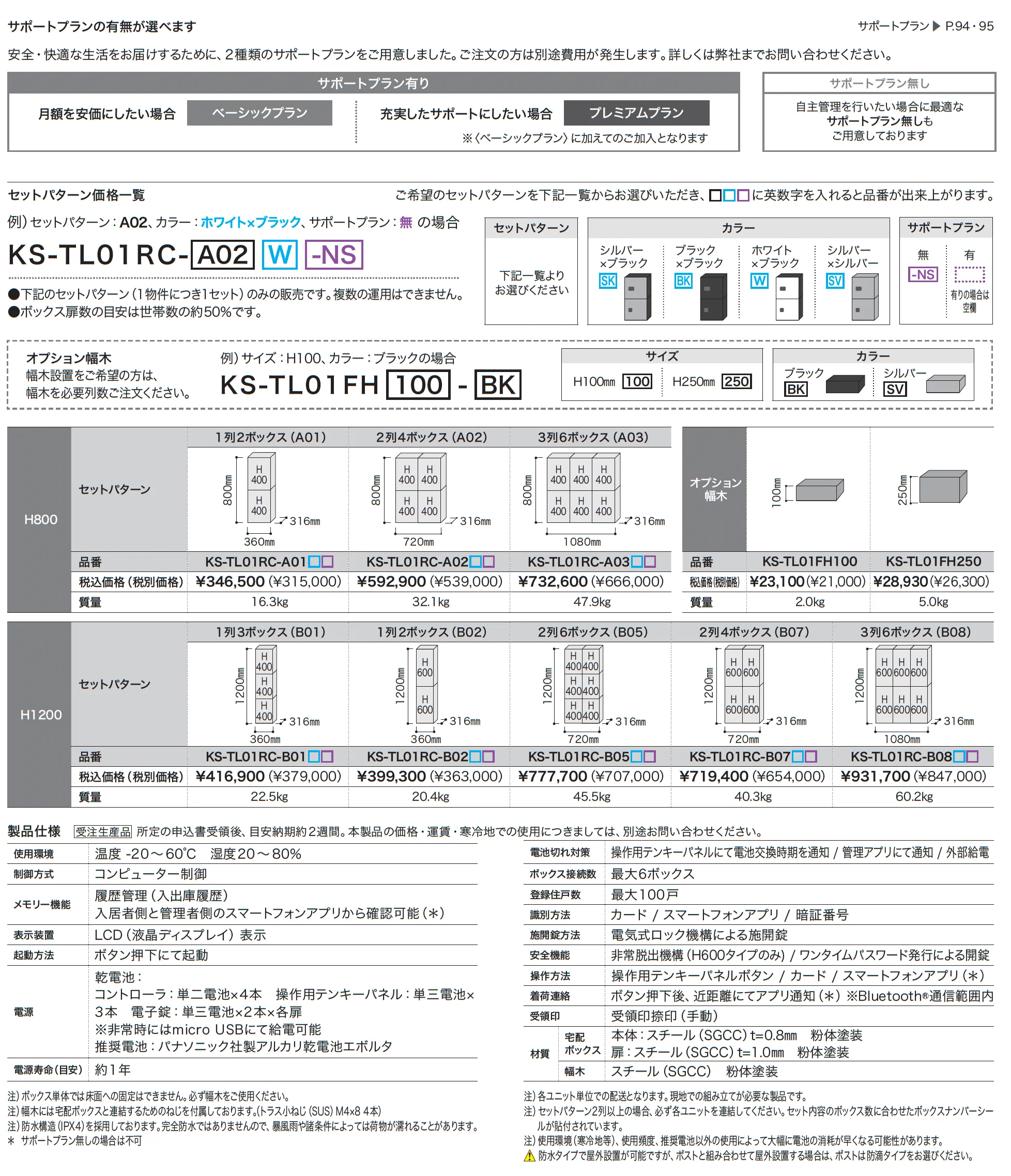 Nasta Box プチ宅unit デジタルキー 前入前出_価格_1