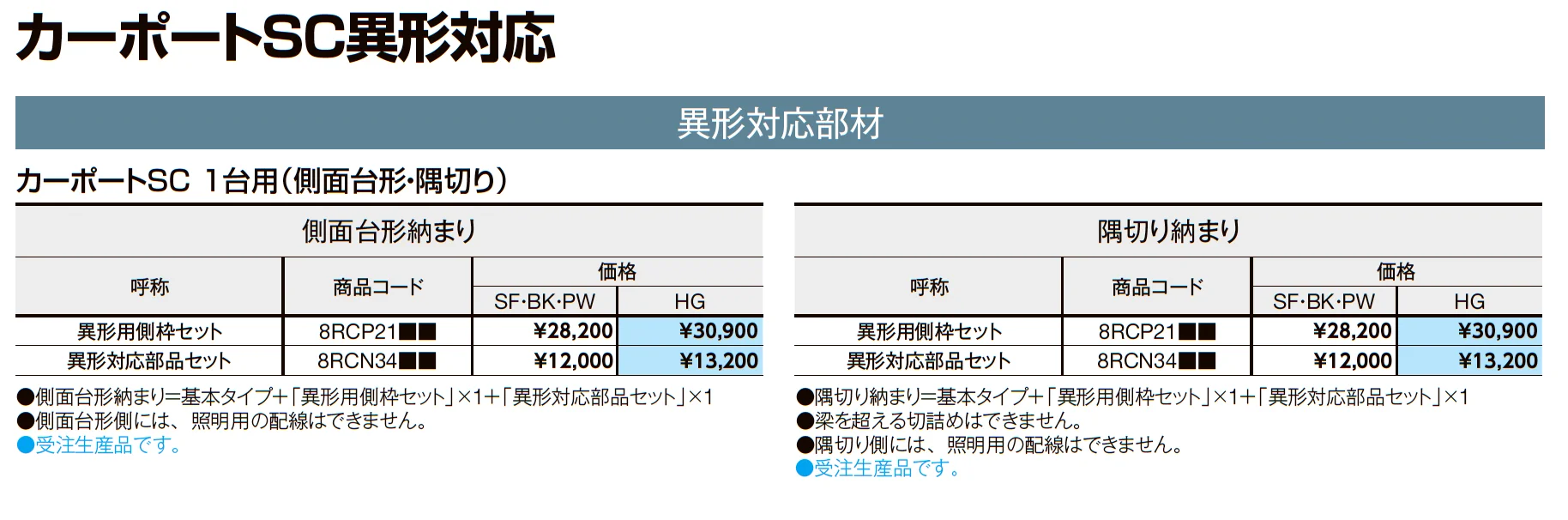 カーポートSC 1台用_価格_13