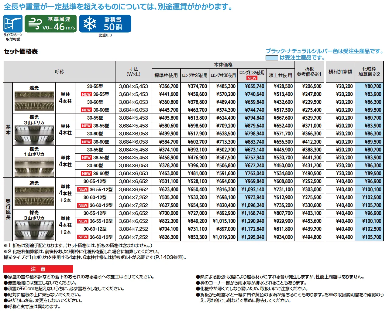 カーポートSW 1500タイプ 1台用【2025年版】_価格_1