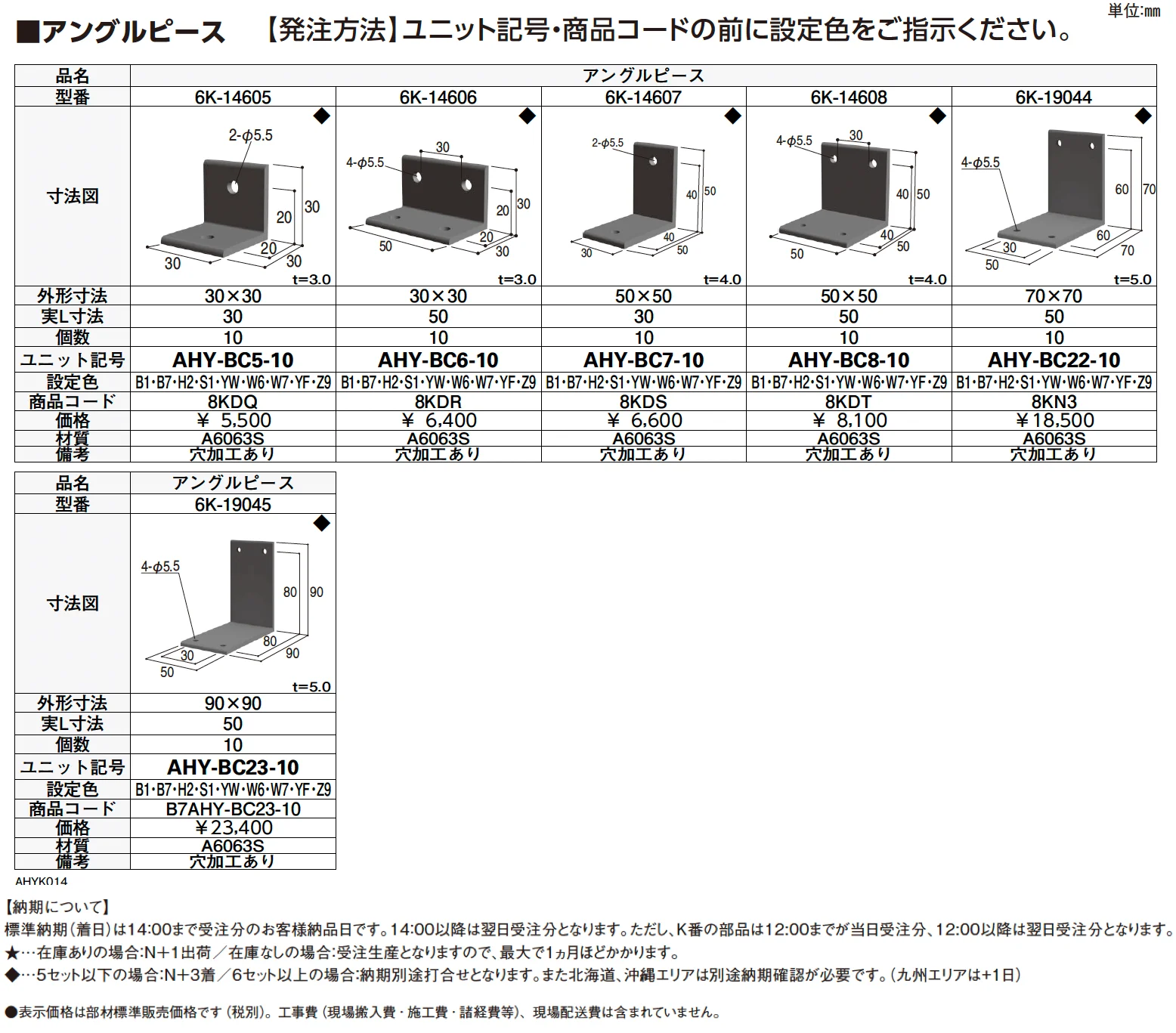 アングルピース・ブラケット【2024年版】_価格_1