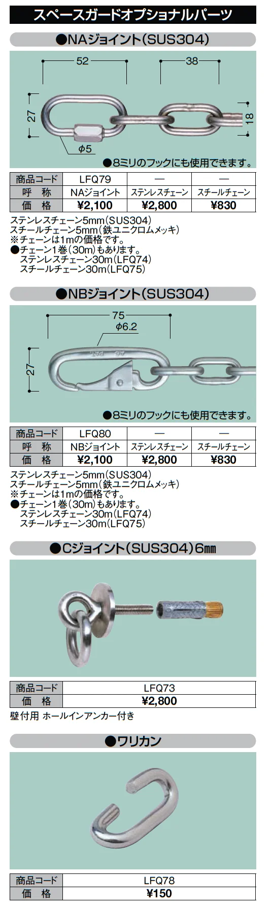 スペースガード(車止め)E型〈化粧板なし〉【2025年版】_価格_2