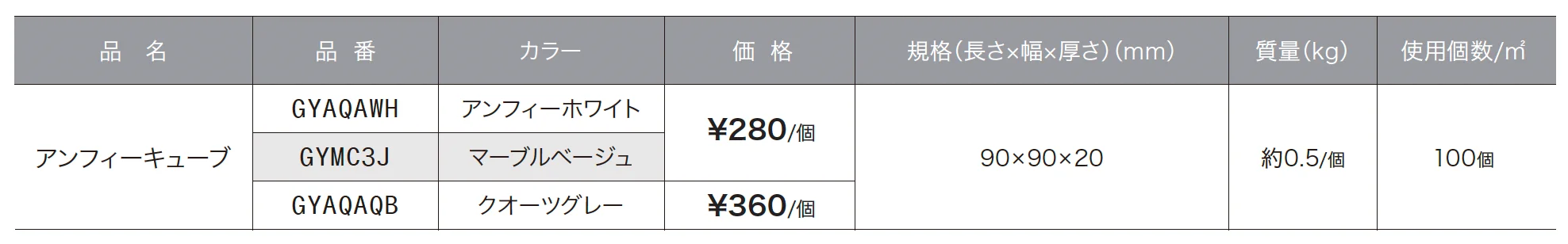 アンフィーキューブ【2024年版】_価格_1