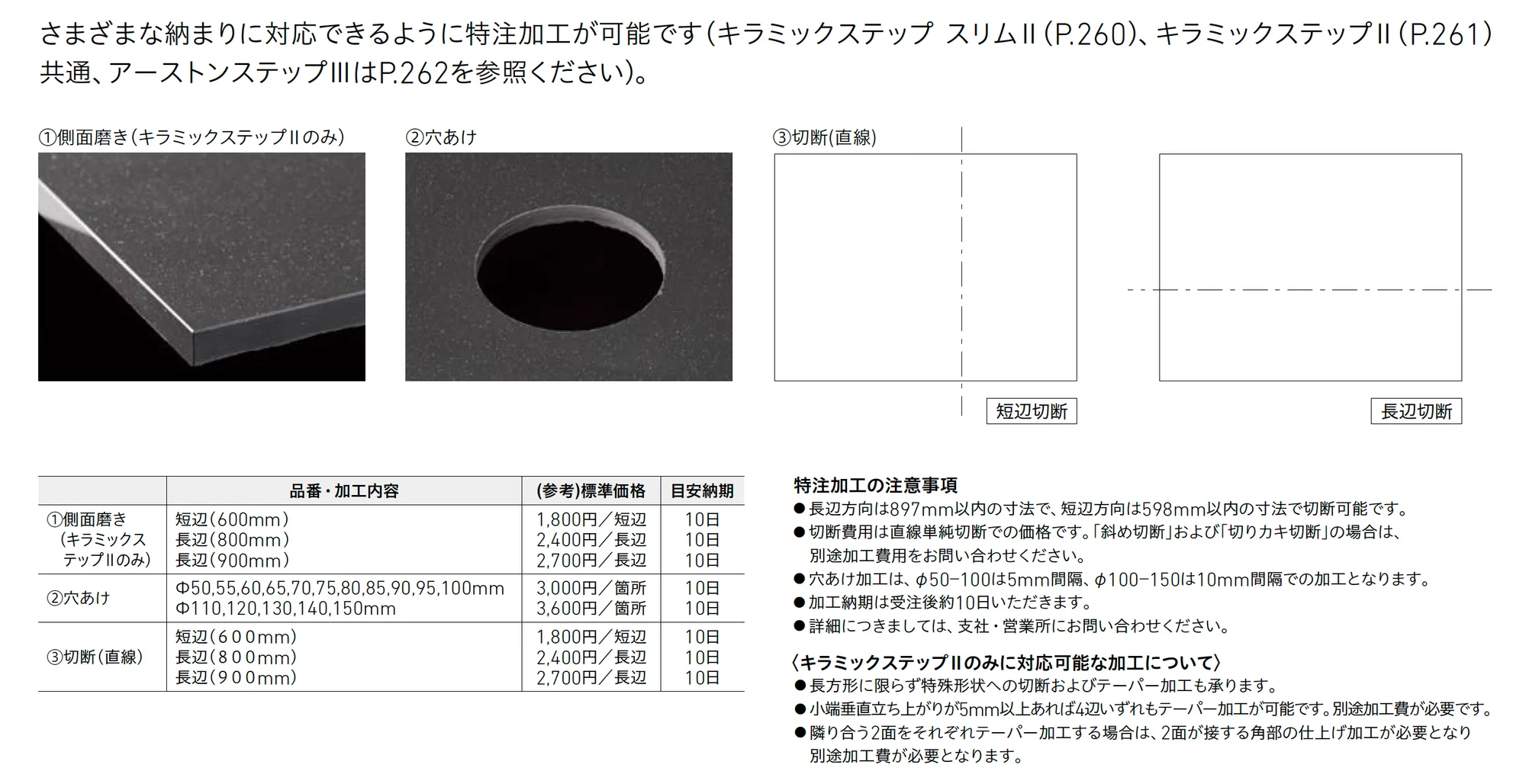 キラミックステップ スリムⅡ(汚垂れ石)_価格_2