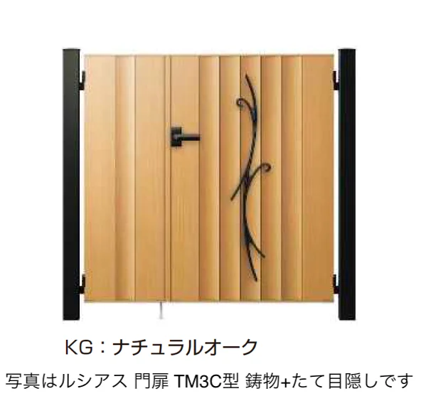 YKK APの「〔ポケットキーシステム〕電気錠付 ルシアス 門扉 TM3C型」のサブ画像2