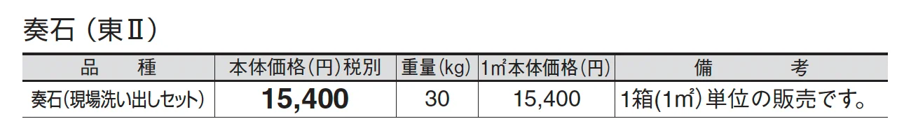 奏石(かなでいし)-現場洗い出しセット-_価格_2