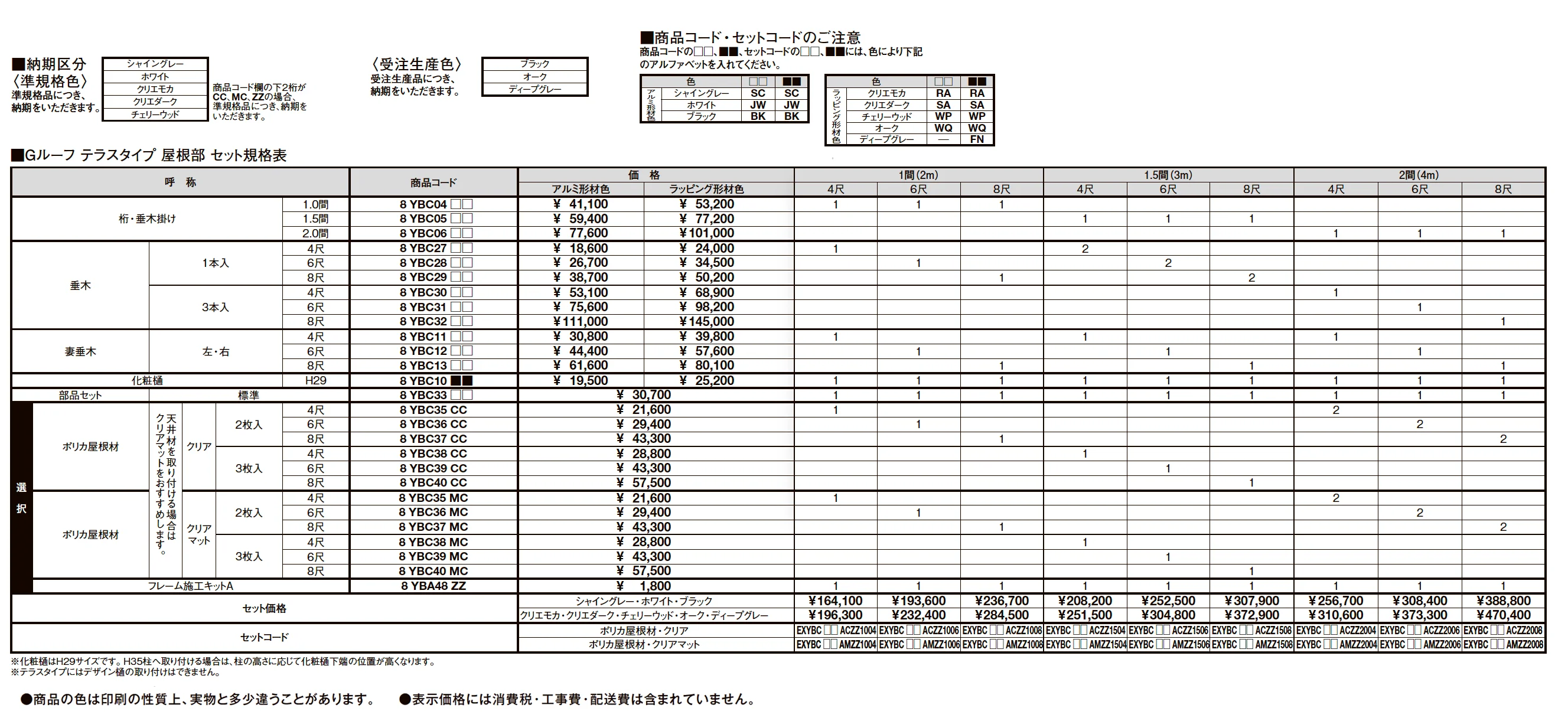 プラスG Gルーフ テラスタイプ_価格_1