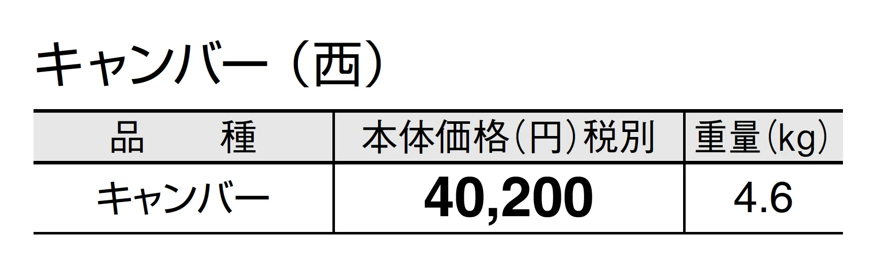キャンバー_価格_2