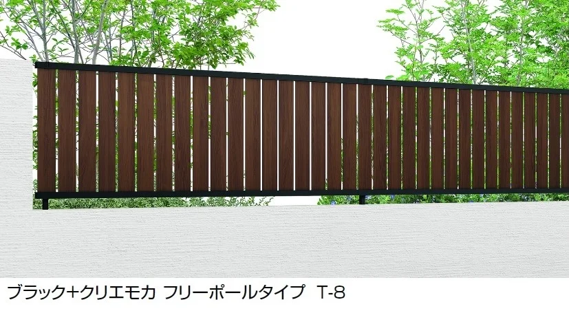 LIXILの「フェンスAB TS2-K型(片面木調・縦スリット②)」のサブ画像5