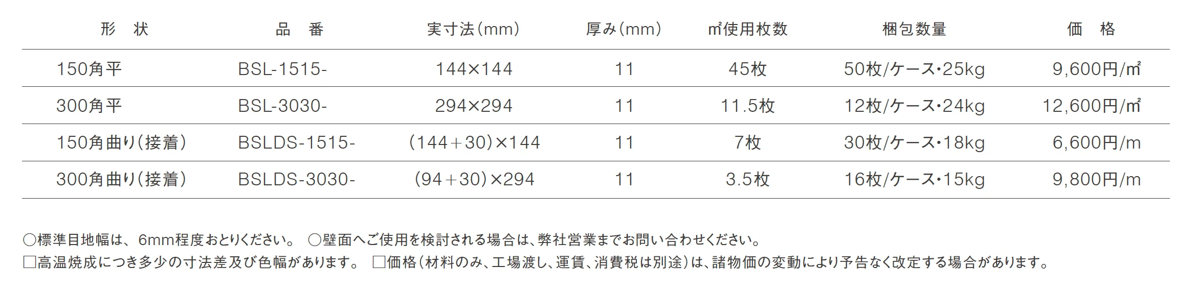 ビースレート_価格_1
