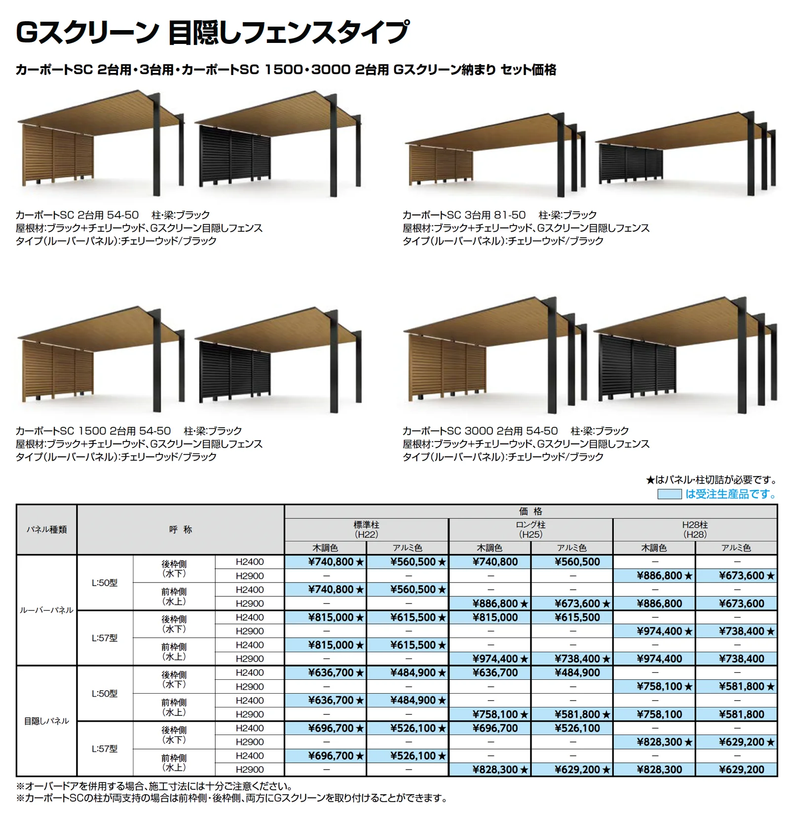 カーポートSC 3台用_価格_7