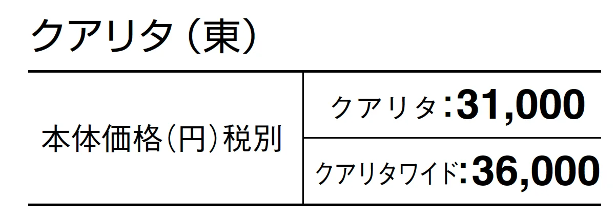 クアリタ/クアリタワイド【2024年版】_価格_1