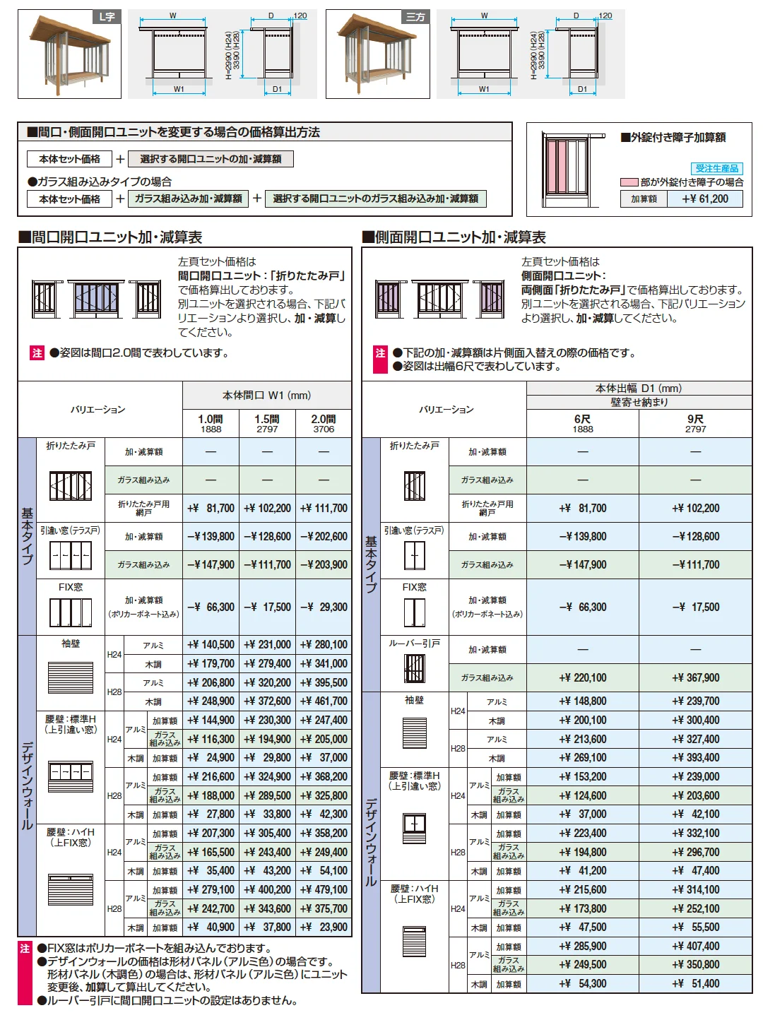 X.スタイル／クロス.スタイル 床仕様 壁寄せ納まり 軒タイプ【2023年版】_価格_6