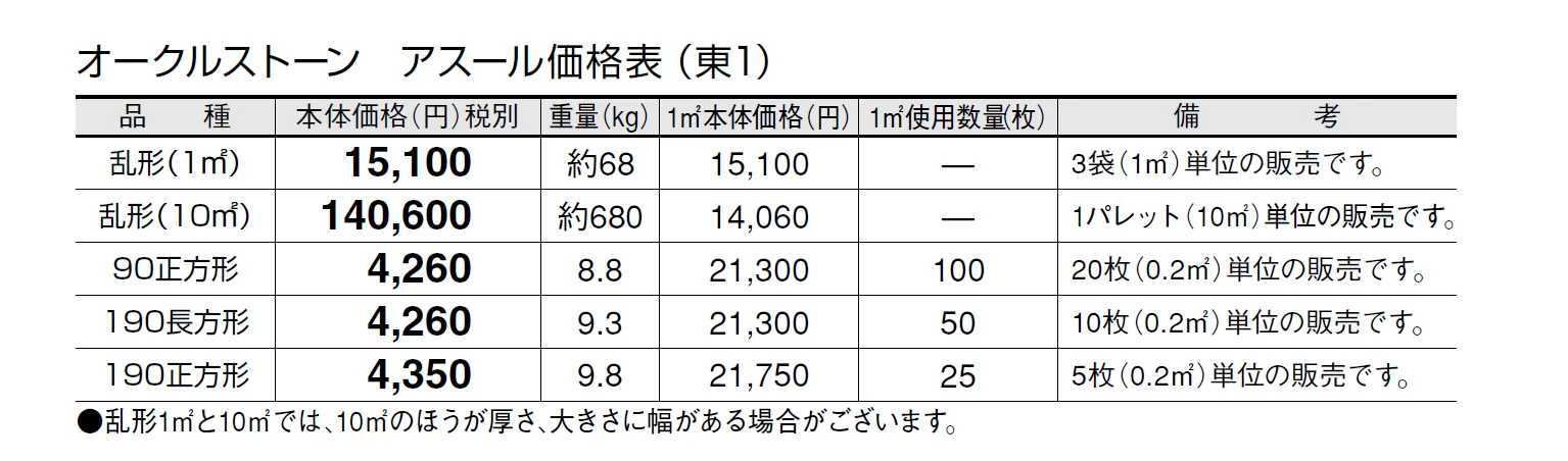 オークルストーン アスール【2024年版】_価格_1