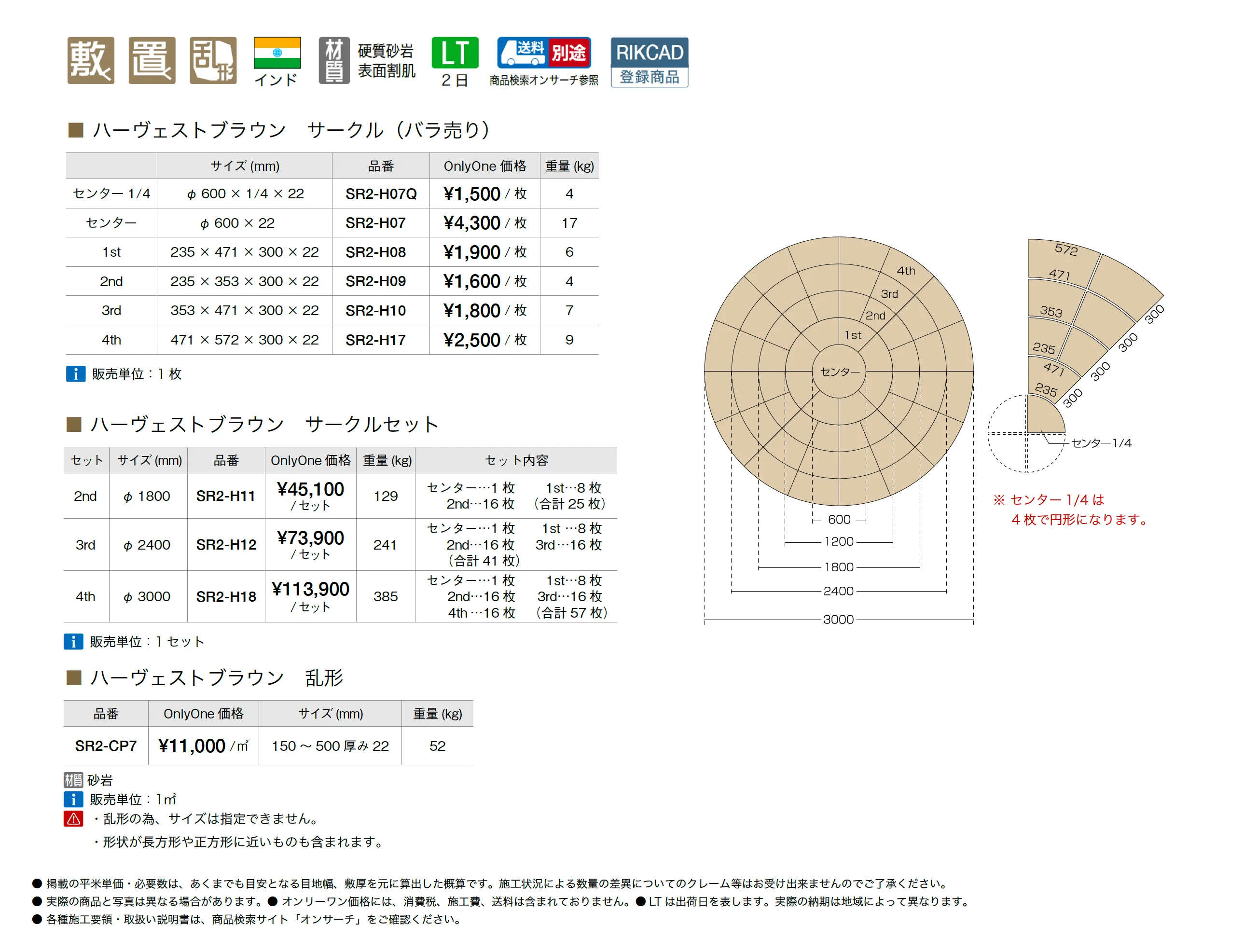 ハーヴェストブラウン_価格_3