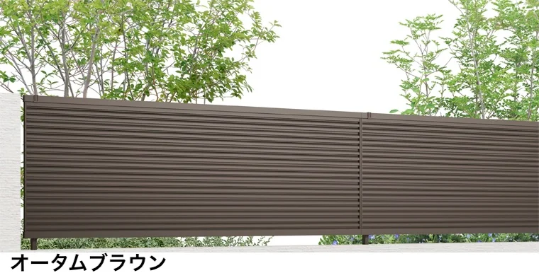 LIXILの「フェンスAB YL1型(横ルーバー①)【2024年版】」