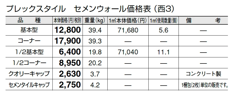 プレックスタイル セメンウォール【2024年版】_価格_5