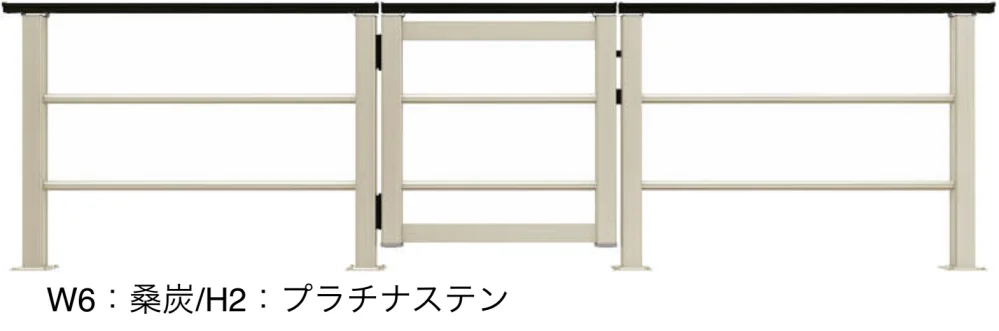 YKK APの「ルシアス デッキ門扉B03型【2023年版】」のサブ画像1