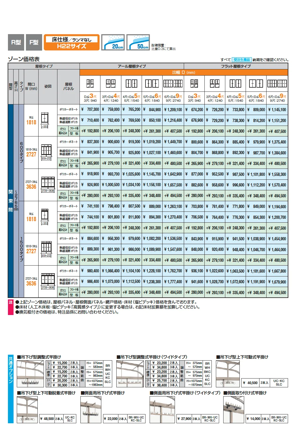 晴れもようwith特注品(床仕様/ランマなし H22サイズ)【2025年版】_価格_1