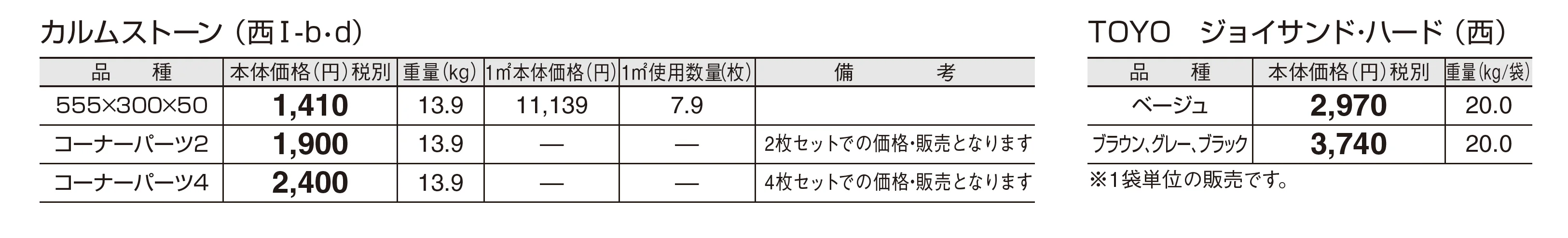 カルムストーン_価格_4