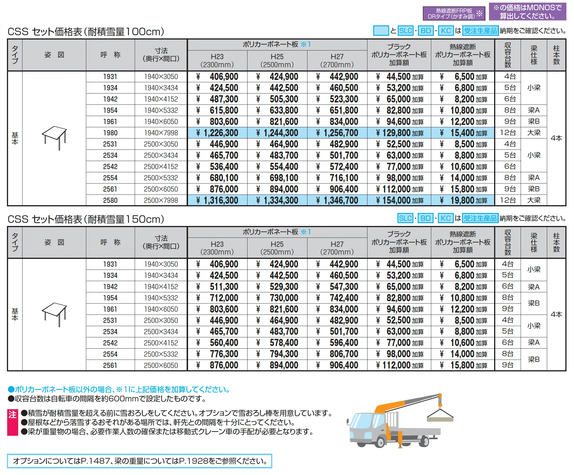 スカイリードZ スタンダードタイプ(ミニタイプ/耐積雪量100cm・150cm仕様)【2025年版】_価格_1