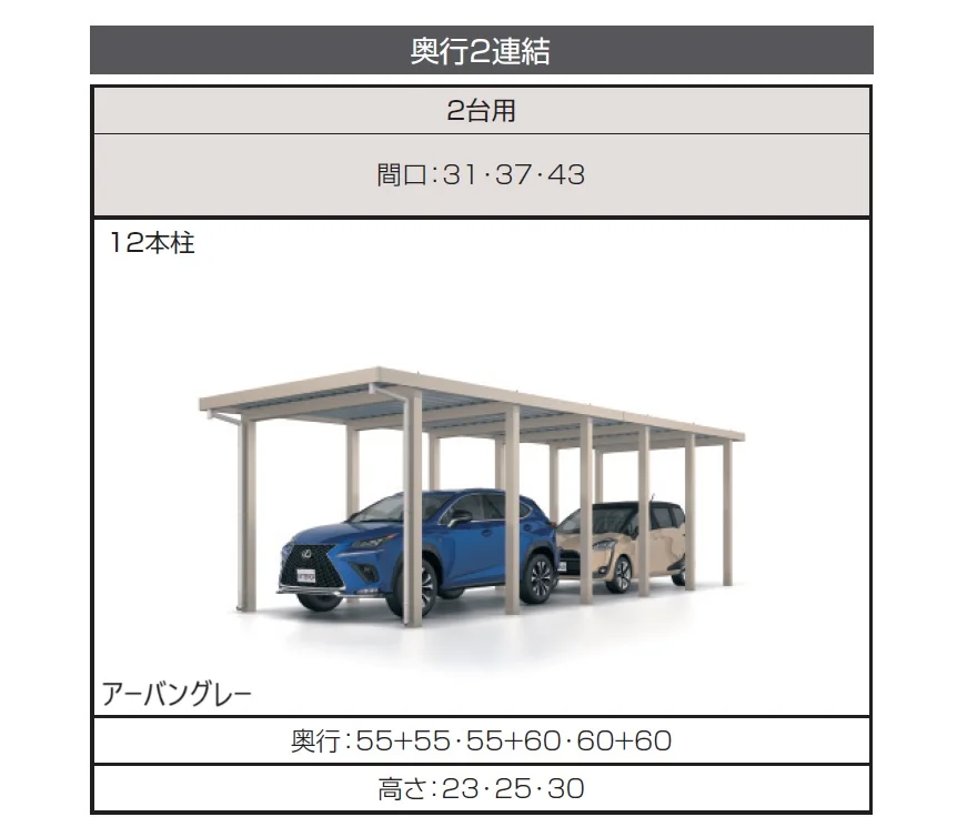 三協アルミの「G1-R/ジーワン アール(耐積雪量150cm仕様：基本・奥行延長・間口延長・奥行連結・間口連結)【2025年版】」のサブ画像5