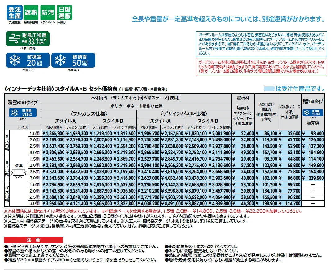 暖蘭物語 〈インナーデッキ仕様〉スタイルB(フルガラス仕様)【2025年版】_価格_1