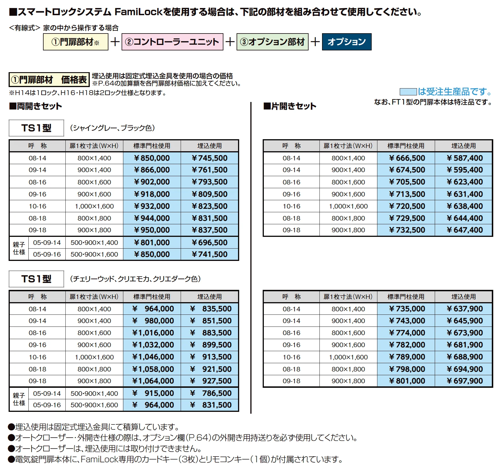 開き門扉AX スマートロックシステム FamiLock TS1型【2025年版】_価格_2