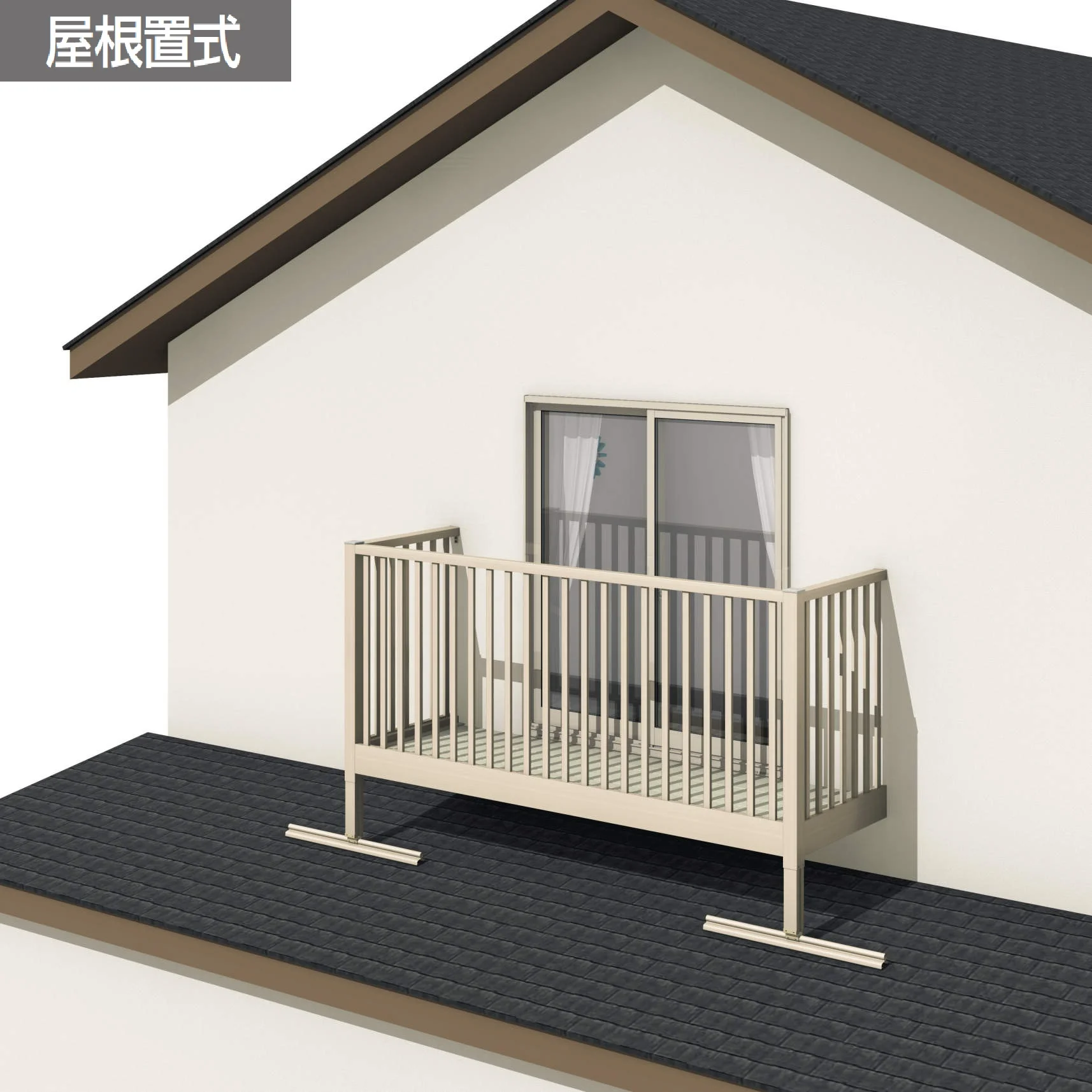 三協アルミの「オルネ(屋根置式 たて太格子)【2024年版】」