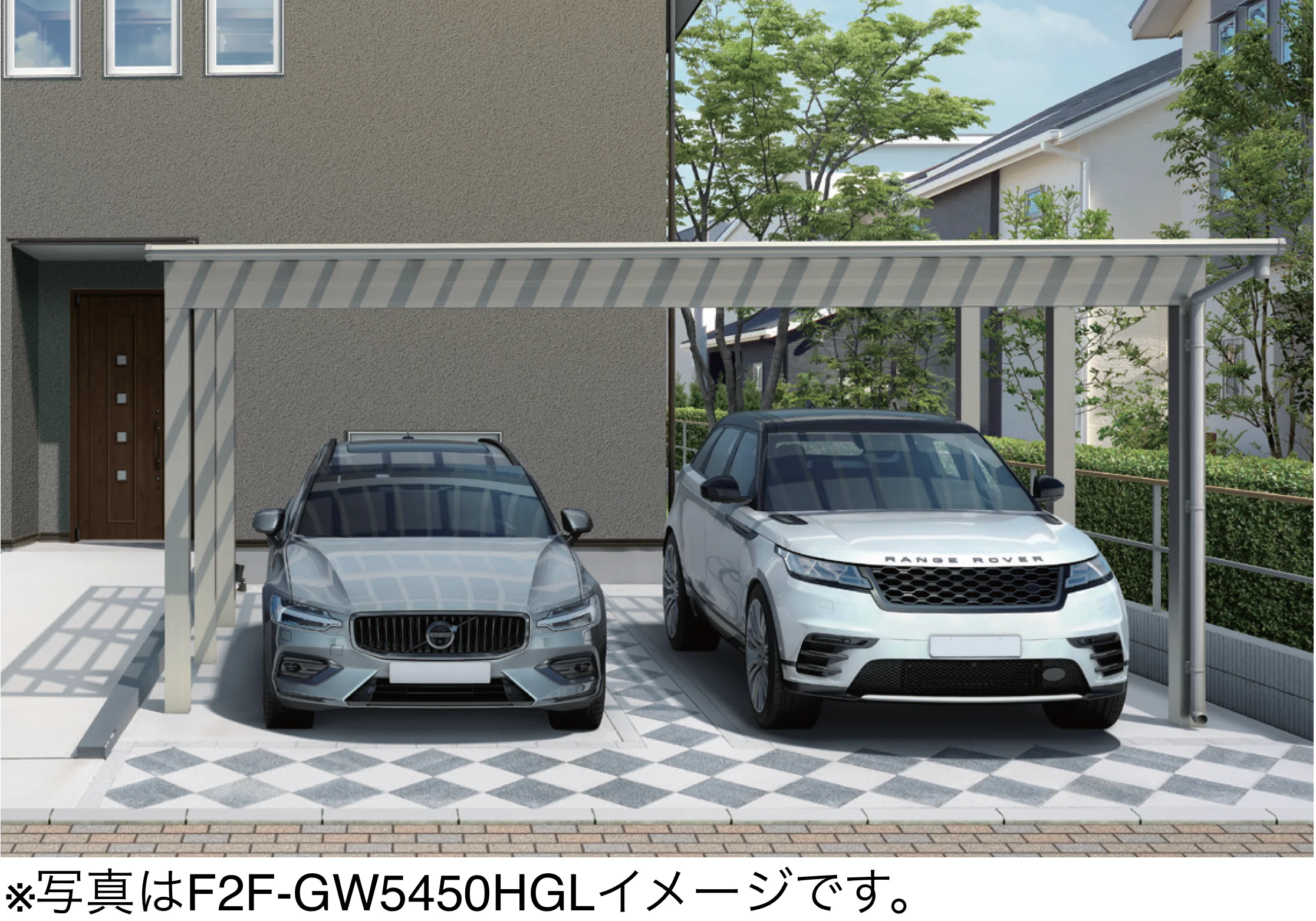 大仙の「アーバンルーフⅡ カーポート:ストロングタイプ100基本(1台用)/ワイドストロングタイプ100基本(2台用)/ジャンボストロングタイプ100基本(3台用)」のサブ画像1