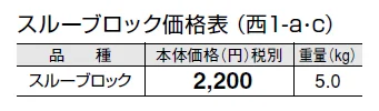 スルーブロック【2024年版】_価格_3