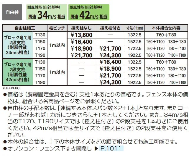 インセットデザイン〈ブロック建て用〉2段支柱【2025年版】_価格_1