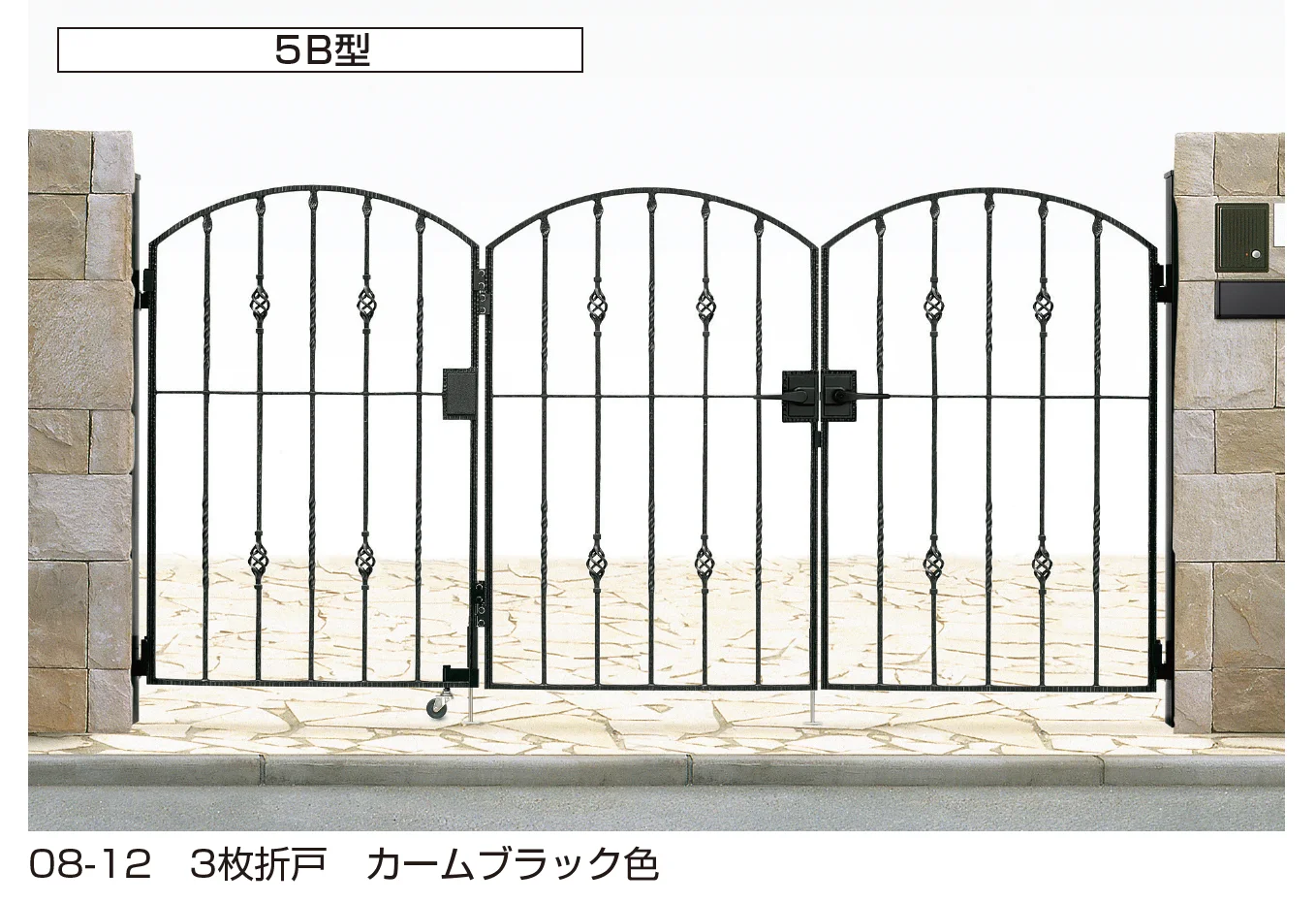 YKK APの「トラディシオン 門扉 折戸セット」のサブ画像2