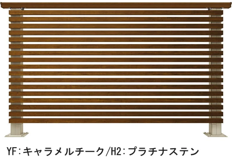 YKK APの「ルシアス デッキフェンス A03型 横ストライプタイプ【2025年版】【廃番】」のサブ画像3