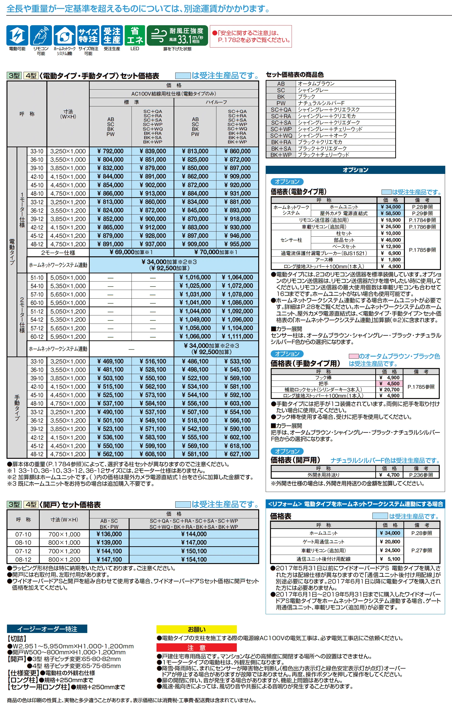 ワイドオーバードアS3型_価格_1