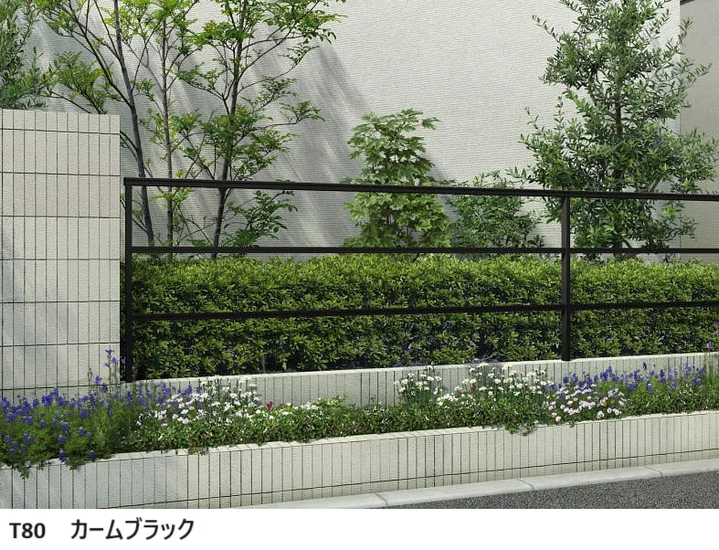 YKK APの「ルシアス フェンスLite A03型　横格子2本【2024年版】」のサブ画像1