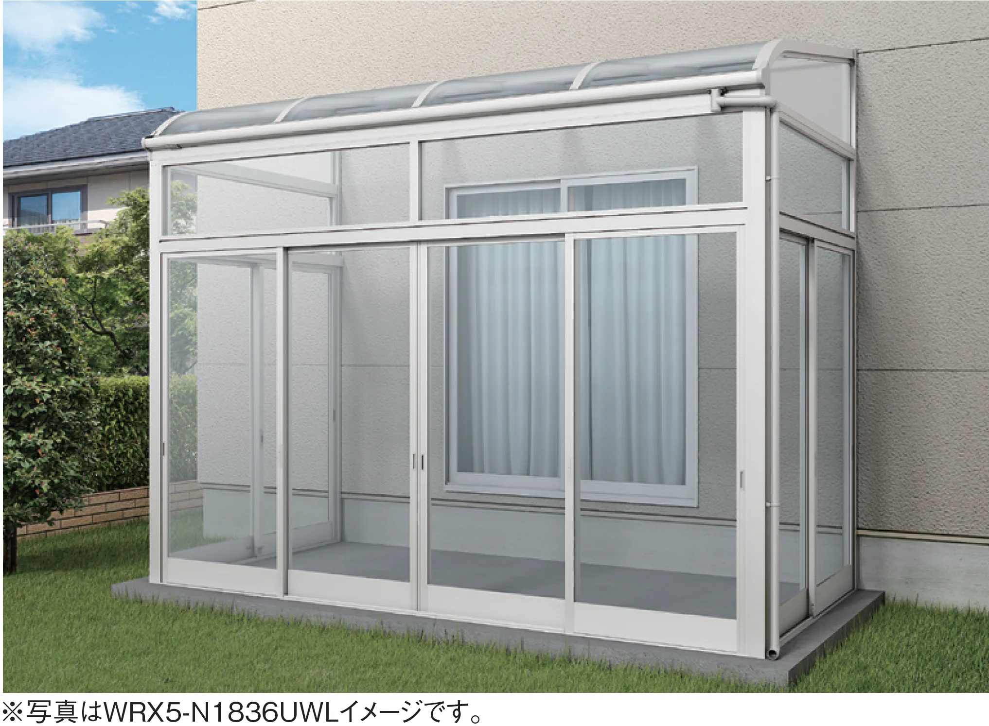 大仙の「ソレイドテラス囲い ノーマルサッシ(ランマFIX)【土間仕様】」