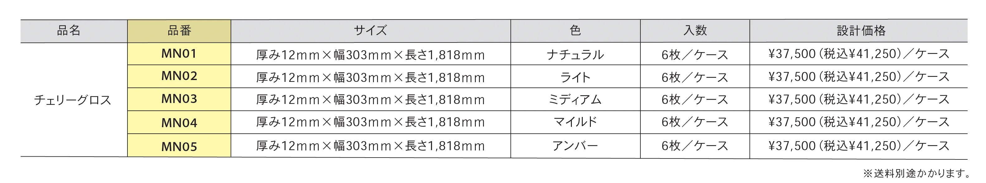 高輝度フローリング チェリーグロス_価格_1
