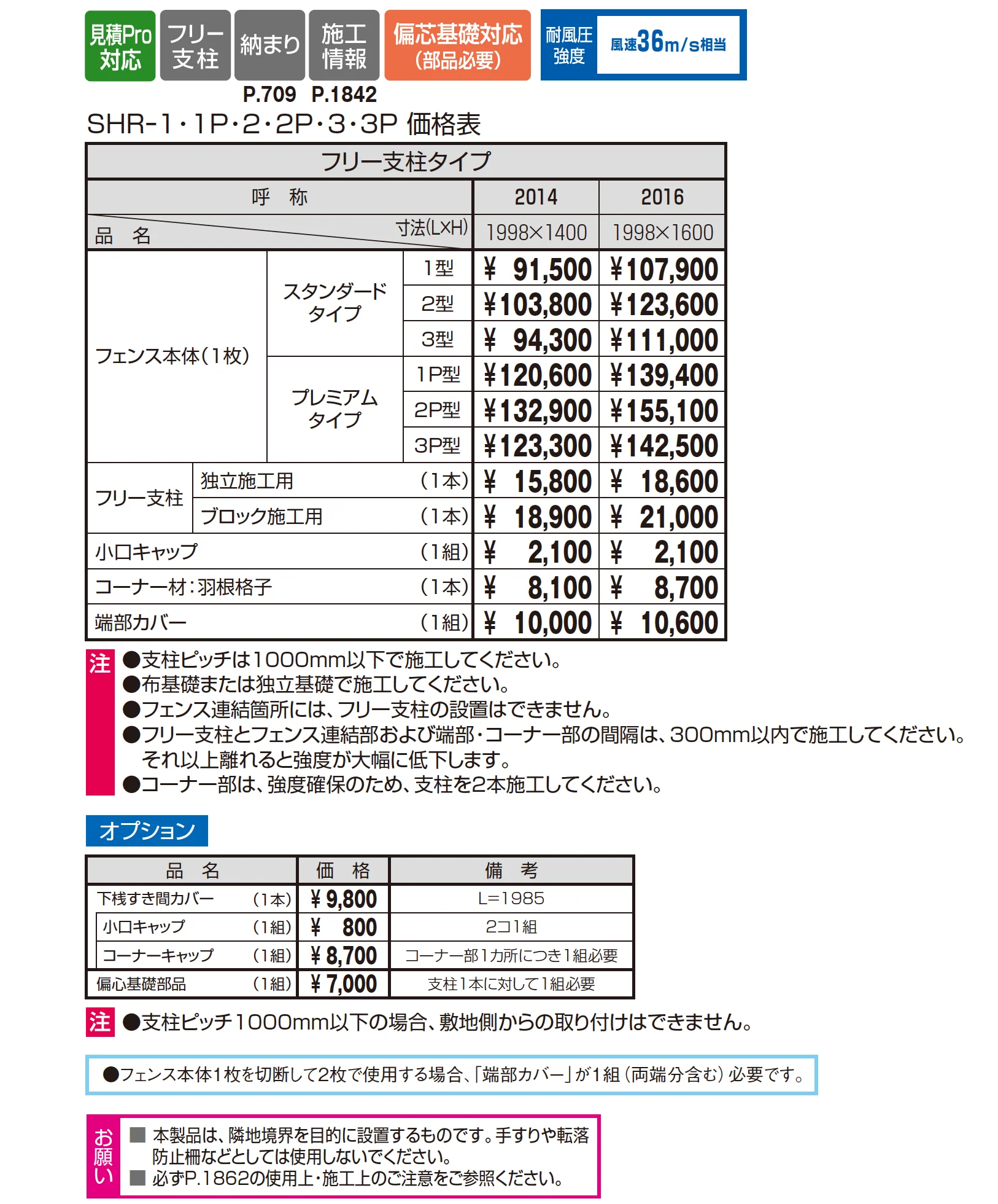 シャトレナⅡハイタイプ 2P型_価格_1