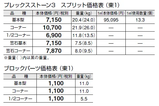 プレックスストーン3 スプリット【2024年版】_価格_1