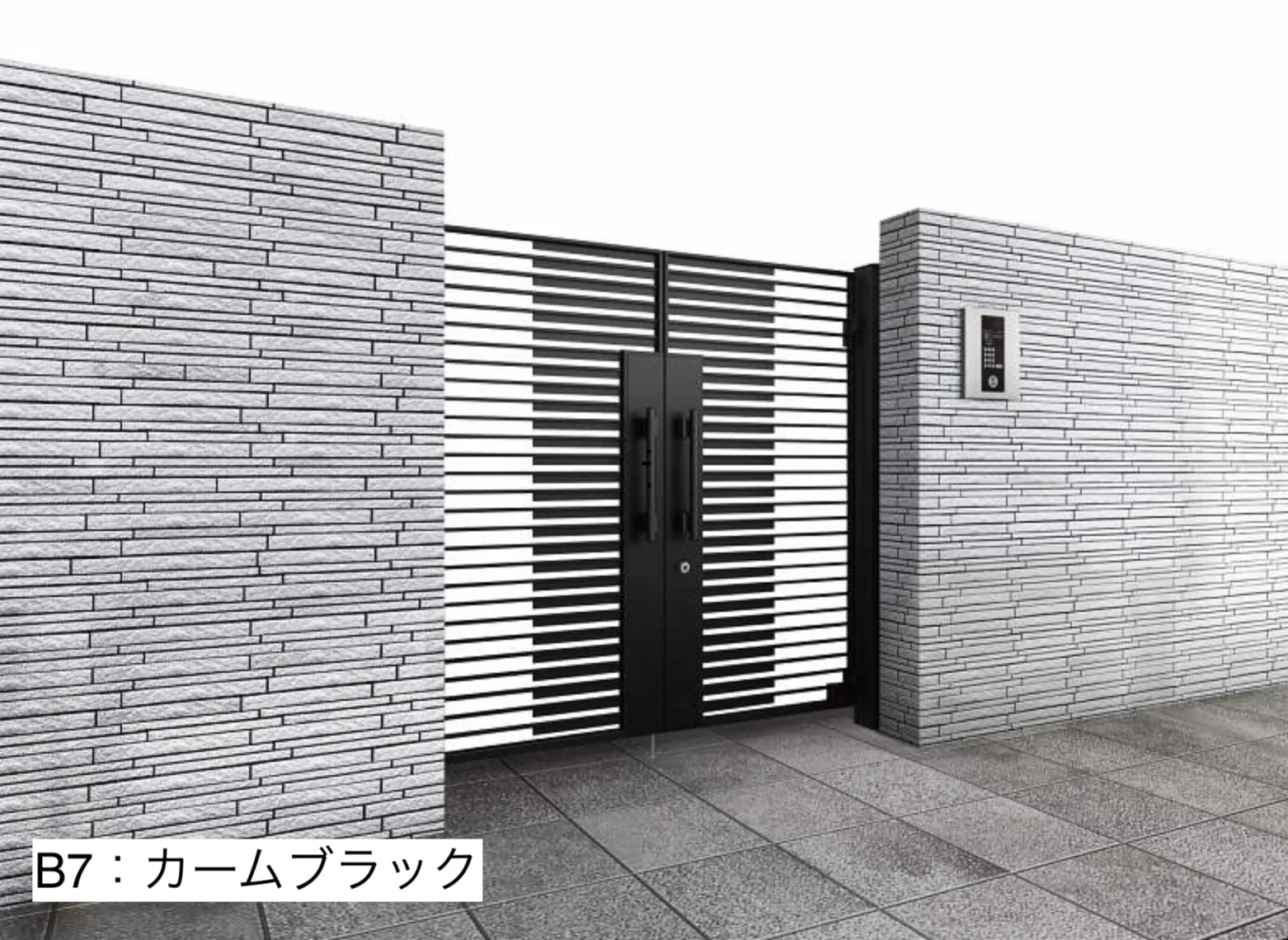YKK APの「電気錠付共用門扉 シャローネ 門扉 SA03型【2025年版】」のサブ画像3