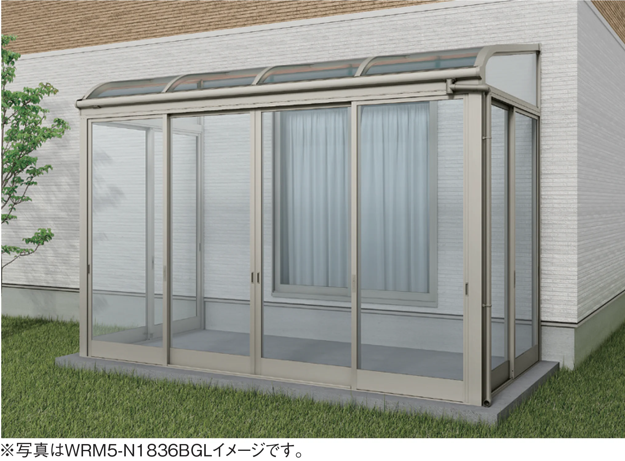 大仙の「ソレイドテラス囲い ハイサッシ(ランマなし)【土間仕様】」