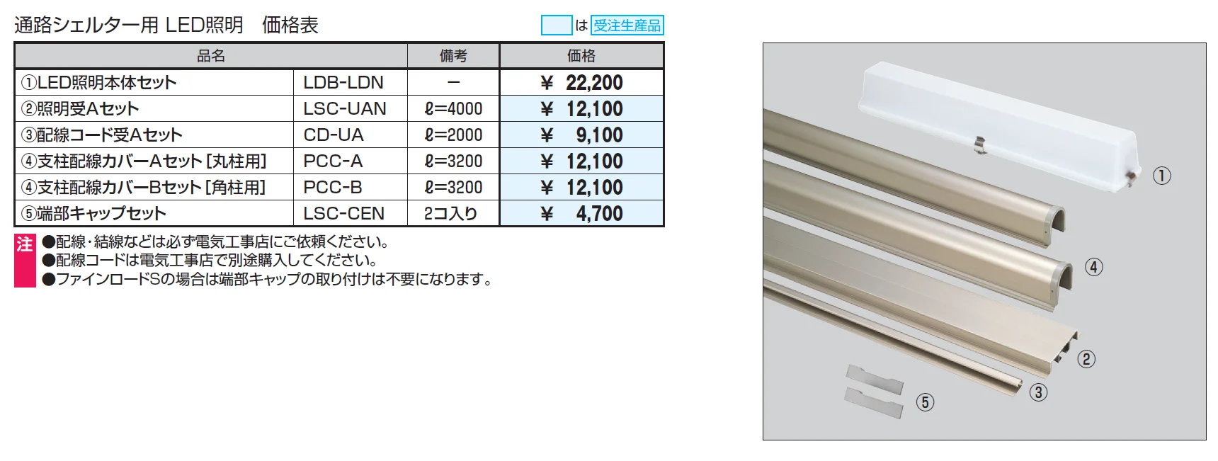 通路シェルター用 LED照明【2024年版】_価格_1