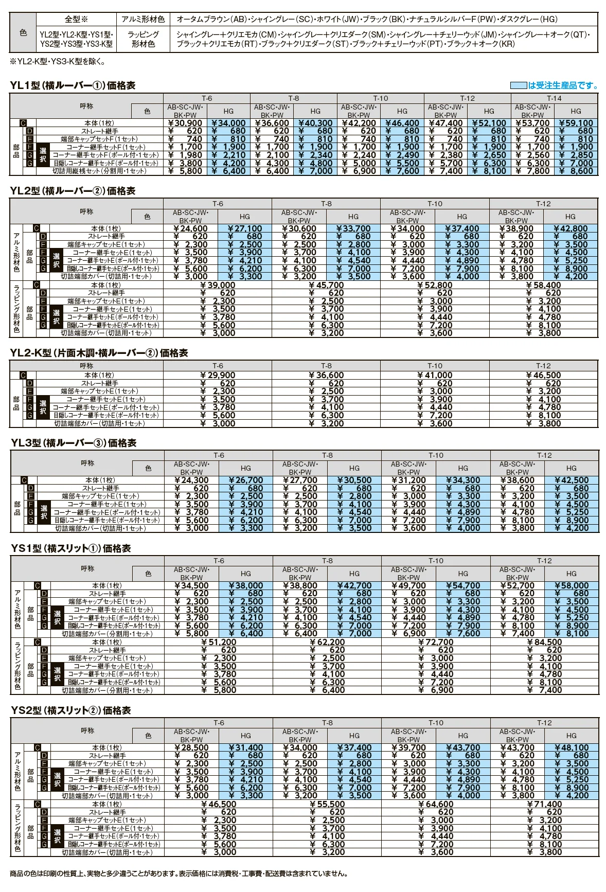 フェンスAB 多段柱(3段柱)【2024年版】_価格_2