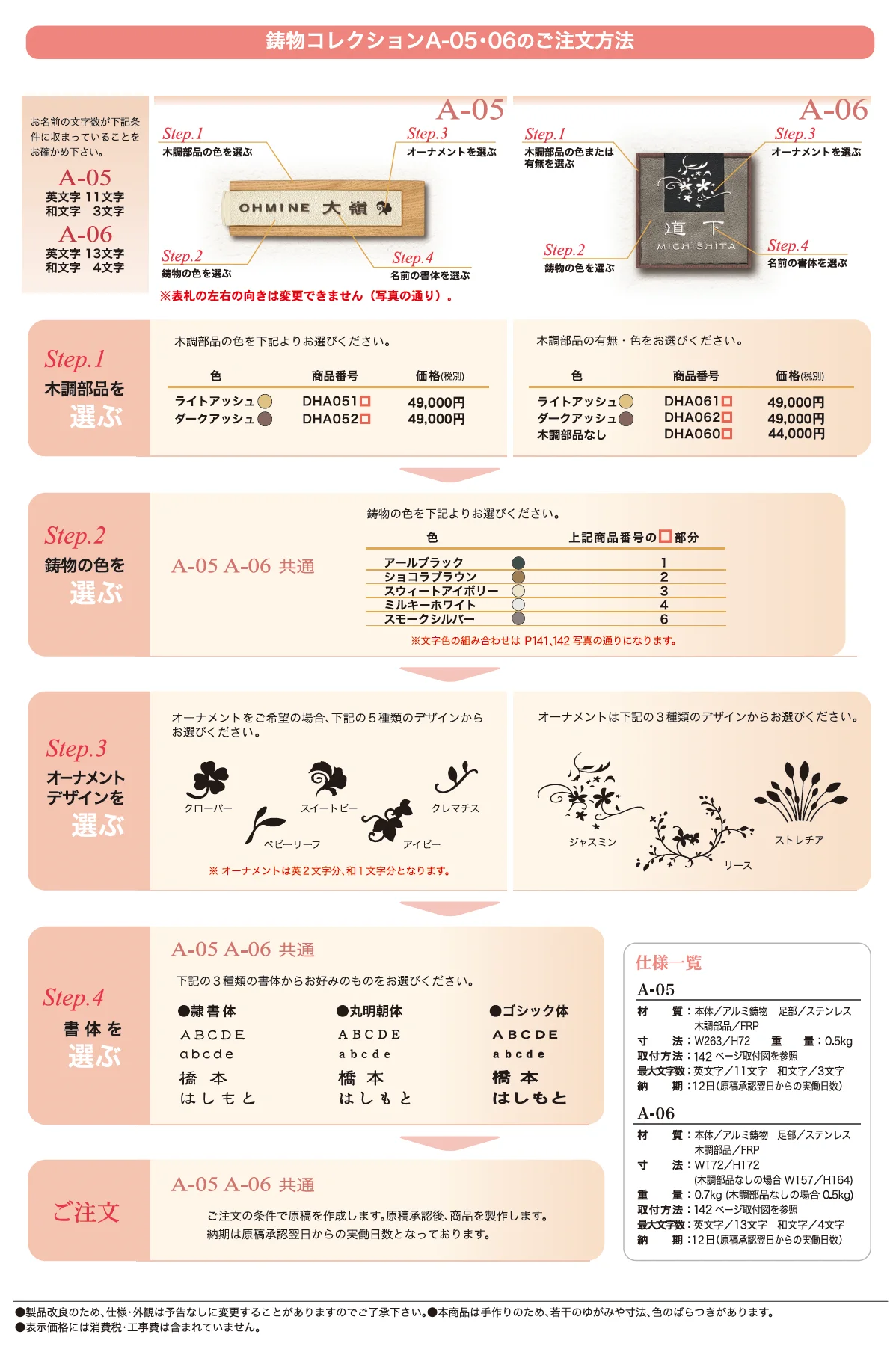 鋳物コレクション A-05_価格_2