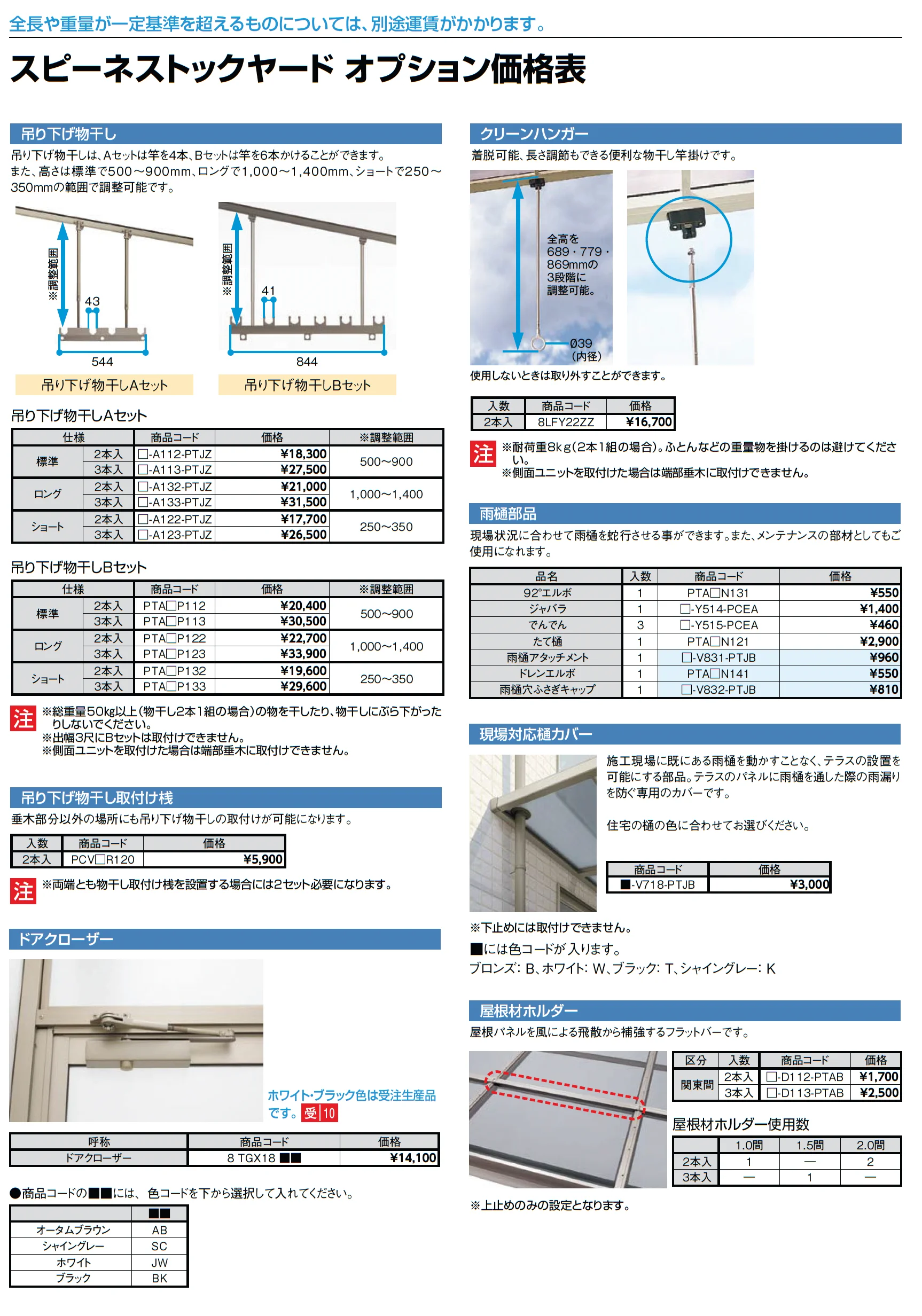 スピーネストックヤード パネルタイプ R型 関東間_価格_2