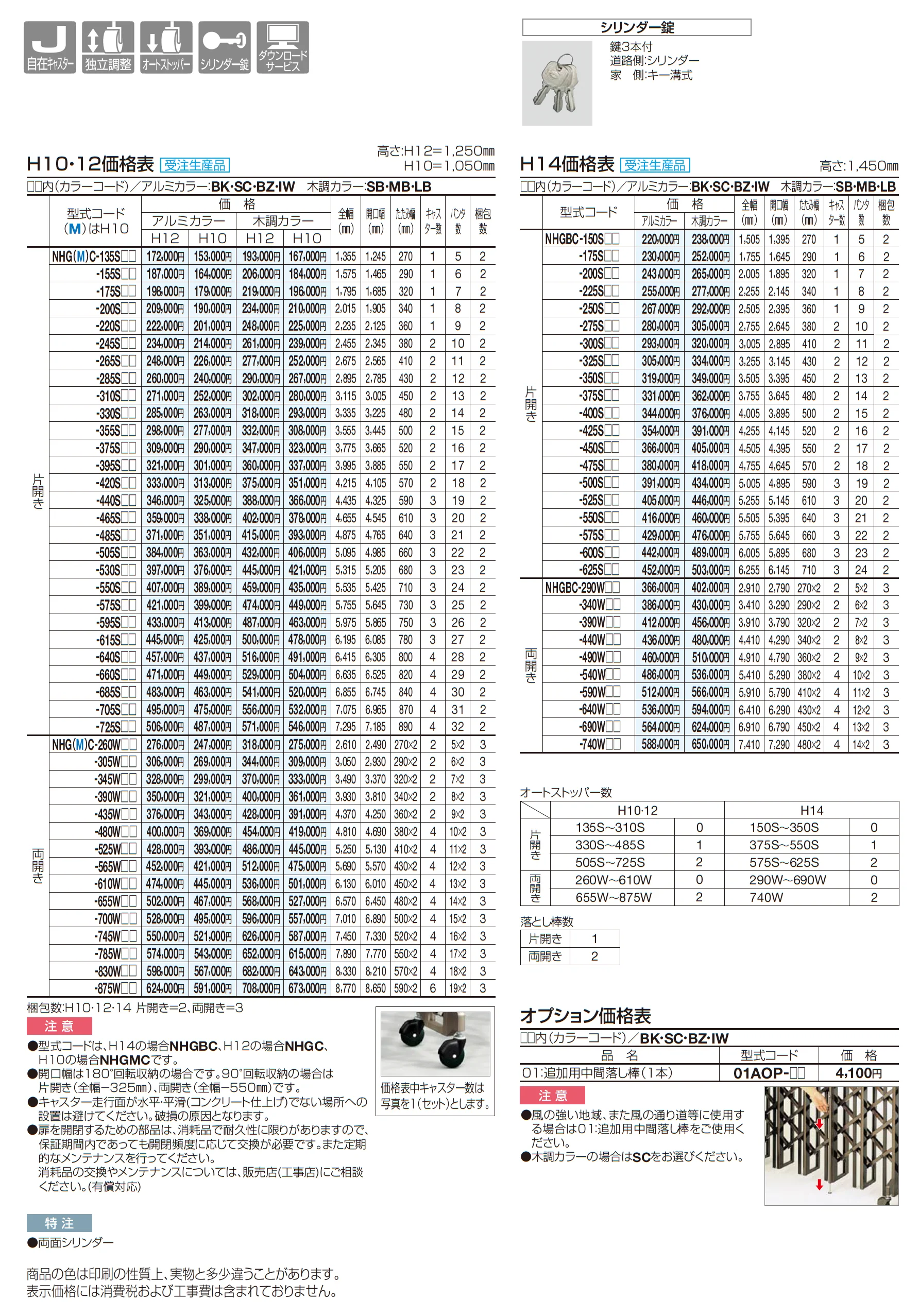 ニューハピネスHG(キャスタータイプ)_価格_1