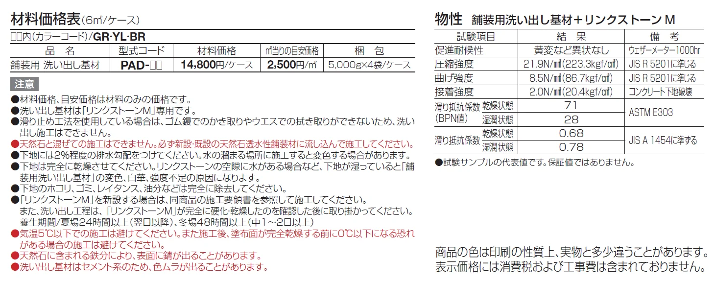 舗装用 洗い出し基材【2024年版】_価格_1