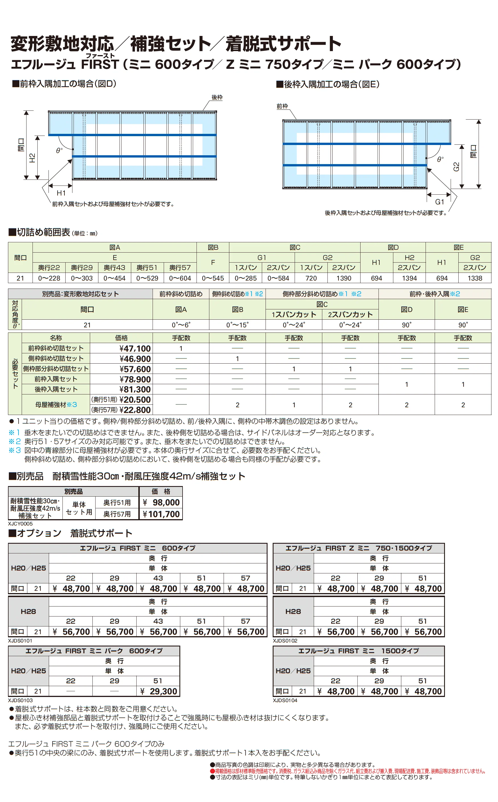 エフルージュ FIRST ミニ 600タイプ(単体)_価格_7