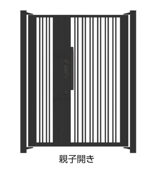 タカショーの「ロートアルミゲート ストライプダブル【2025年版】」のサブ画像3